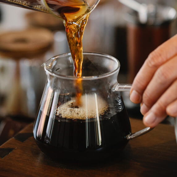 Image of pouring coffee